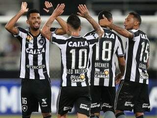 O gol alvinegro foi marcado por Matheus Fernandes.(Foto: BotafogoFC) 