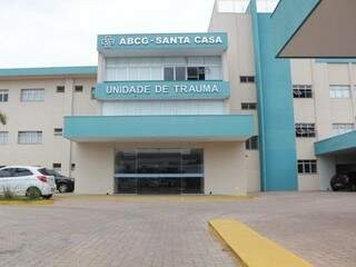 Hospital do Trauma, na Santa Casa em Campo Grande (Foto: Kisie Ainoã)