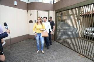 Andréia e Olarte foram presos na manhã desta segunda-feira (Foto: Fernando Antunes)