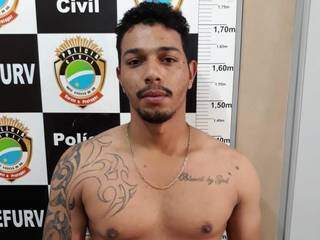 Júnior foi preso nesta manhã pela Defurv (Foto: Divulgação)