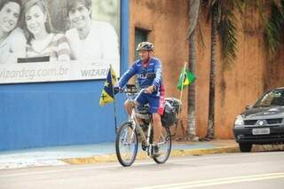 Carlos Henrique Ribeiro, de 48 anos, está em Campo Grande pela terceira vez (Foto: Rodrigo Pazinato)