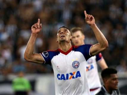 Impedido, Edigar Junio marca para o Bahia no embate contra o Botafogo 