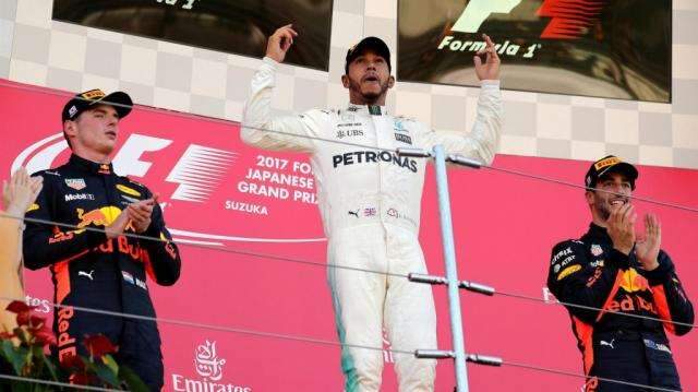 Hamilton vence GP do Jap&atilde;o e aumenta vantagem para 59 pontos