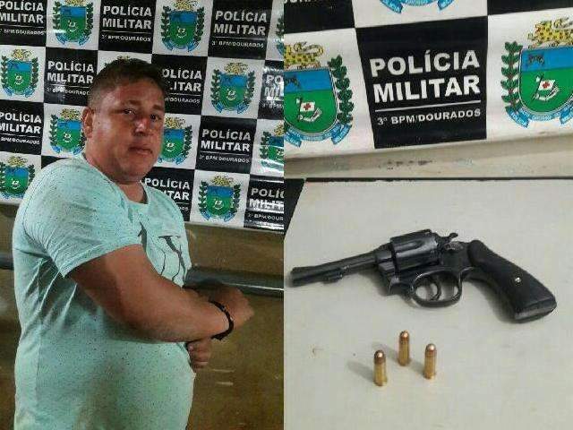 Homem &eacute; preso com rev&oacute;lver ap&oacute;s amea&ccedil;ar frequentadores de danceteria