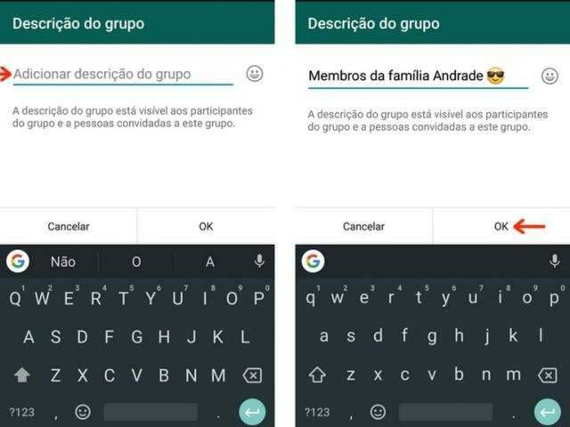 WhatsApp libera descri&ccedil;&atilde;o para grupos tamb&eacute;m no Android
