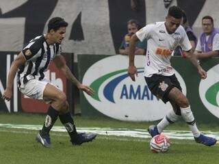 Lance do primeiro jogo no estádio do Corinthians (Foto: Daniel Augusto Jr/Agência Corinthians)