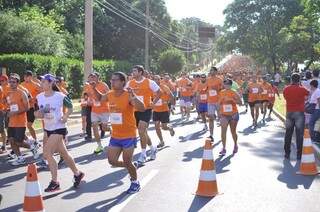 Em outubro do ano passado, o corredor Juliano, morreu durante a 6ª Meia-Maratona Volta das Nações. (Foto: Alcides Neto)