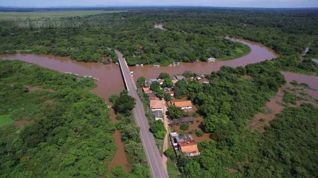 N&iacute;vel do rio Miranda sobe mais 8 cm e continua acima da cota de emerg&ecirc;ncia