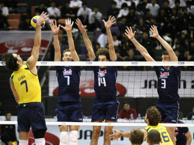  Brasil pega pedreira R&uacute;ssia nesta quinta na Copa do Mundo de v&ocirc;lei
