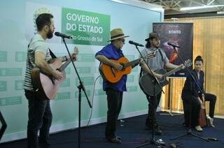 Música regional animou o lançamento do evento esta manhã (24) na governadoria. (Foto: Alcides Neto)