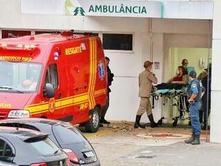 Andréia Olarte já saiu do hospital e voltou para o Garras (Foto: Fernando Antunes)