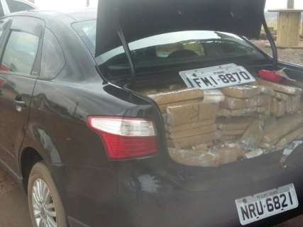 Pol&iacute;cia rodovi&aacute;ria apreende 397 kg de maconha em ve&iacute;culo na MS 276