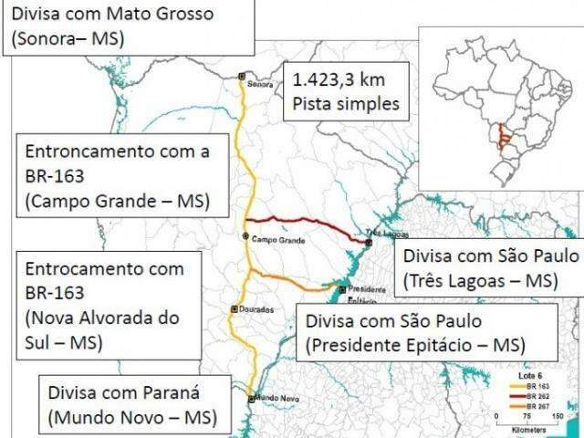 Rodovias do MS ficam fora do pacote de privatiza&ccedil;&otilde;es do Governo Federal