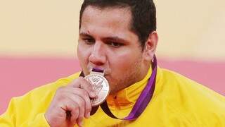 Rafael Silva, ou &quot;Baby&quot;, faturou a medalha de bronze nas Olimpíadas de Londres na categoria peso pesado (Foto: AFP)