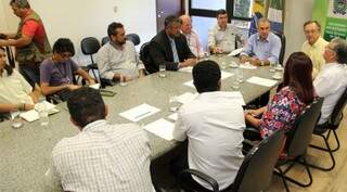 Reunião na governadoria, nesta segunda-feira (21)(Chico Ribeiro - Governo do Estado)