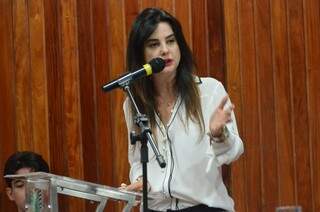 Deputada Mara Caseiro defende criação de CPI. (Foto: Vanessa Tamires)