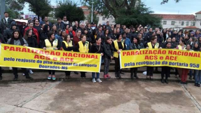  Agentes de sa&uacute;de se manifestam &agrave;s 11h; na Capital n&atilde;o haver&aacute; paralisa&ccedil;&atilde;o
