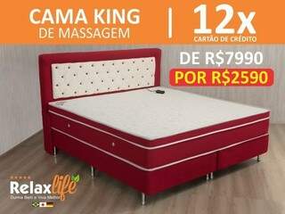 Plant&atilde;o de 48h baixa pre&ccedil;o do colch&atilde;o de massagem de R$3.990 para R$1.299