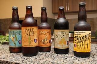 Cinco estilos de cervejas foram apresentados no curso. (Foto: Marcos Erminio)