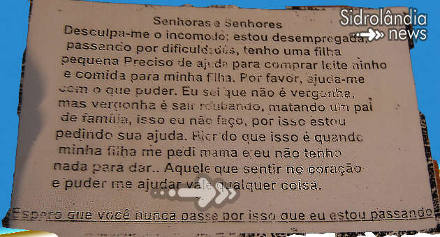  Crian&ccedil;a de 3 anos era usada para pedir esmola em acampamento de Sidrol&acirc;ndia