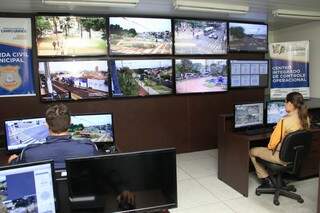 Central de Vídeo Monitoramento passou a ter regras definidas em decreto do prefeito (Foto: Marcos Ermínio/Arquivo)