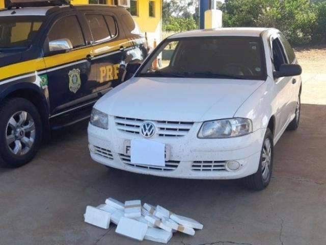 Traficante &eacute; preso com coca&iacute;na escondida em painel de carro na BR-262