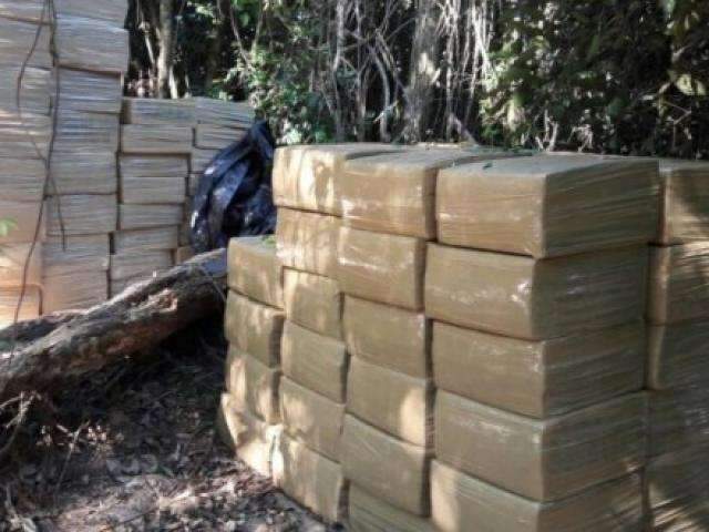 Opera&ccedil;&atilde;o apreende carga de maconha que seria traficada para o Brasil