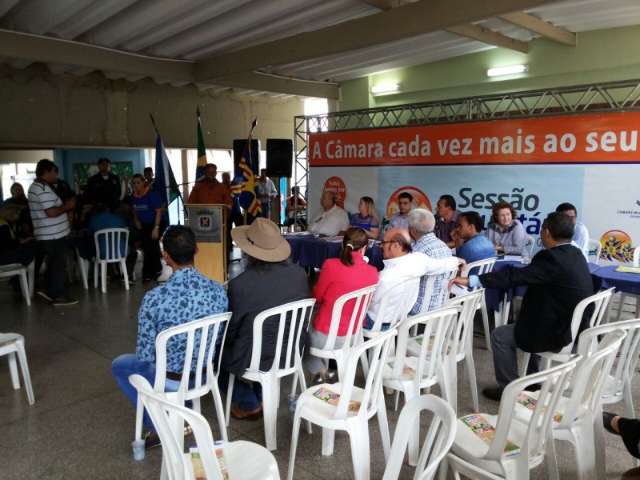 C&acirc;mara realiza hoje sess&atilde;o comunit&aacute;ria no Caiob&aacute; I