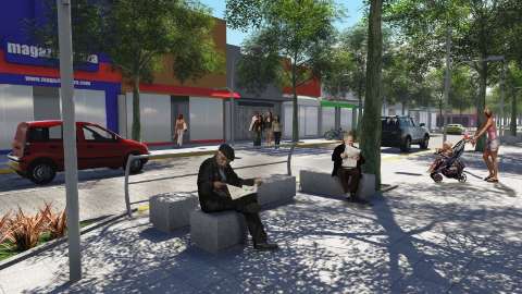 Olarte promete iniciar obras de revitalização da rua 14 no 2º semestre