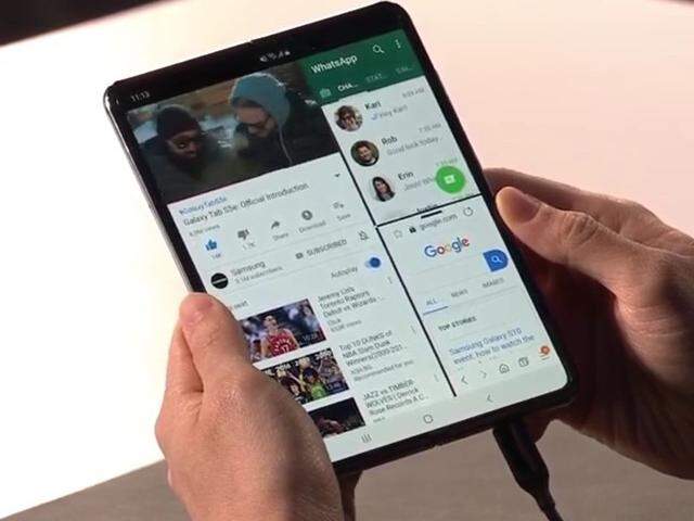 Samsung apresenta o Galaxy Fold, celular dobrável e com 6 câmeras