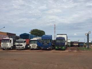 Sindicato afirma que não há como contabilizar número de caminhões parados devido à greve. (Foto: Divulgação)