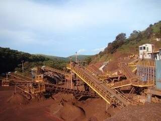Mineradora em Corumbá. (Foto: Divulgação)