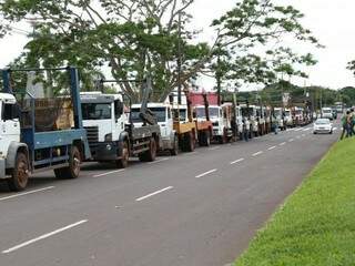 São esperados pelo menos 100 caminhões. (Foto: Marcos Ermínio)