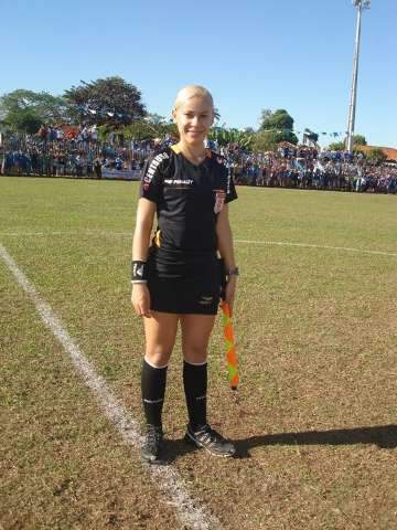 &Aacute;rbitra-assistente, Vanessa &eacute; atra&ccedil;&atilde;o garantida no Estadual da FFMS