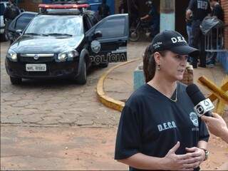 Delegada Ana Claudia Medina no Presídio de Segurança Máxima da Capital (Divulgação Polícia Civil)