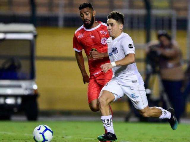 Santos goleia o Am&eacute;rica-RN em 4 a 0 e avan&ccedil;a na Copa do Brasil 