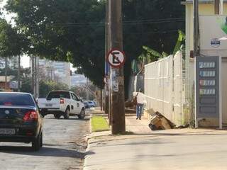 Posto com preço de gasolina reajustado em Campo Grande (Foto: André Bittar)