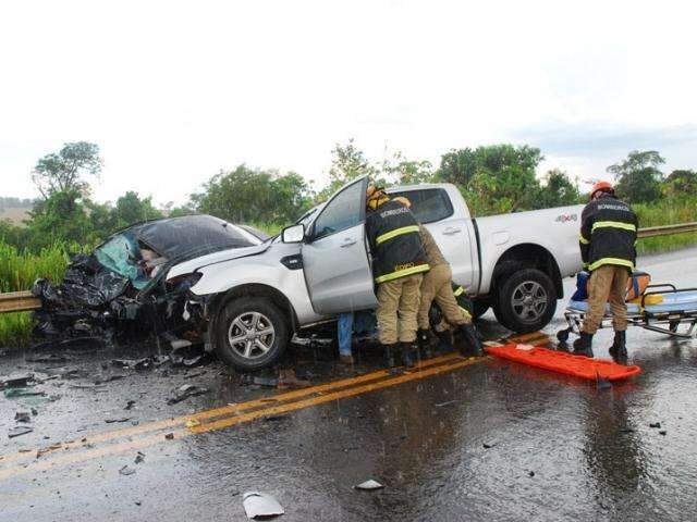 Identificado condutor que morreu em colis&atilde;o frontal na BR-267