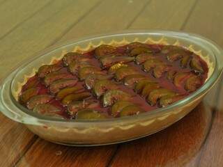 Cheesecake de figo foi novidade criada pela chefe de cozinha. (Foto: Alcides Neto)