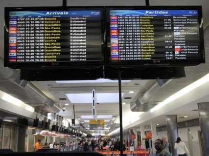 Queda de energia altera rota de voo no Aeroporto de Campo Grande 