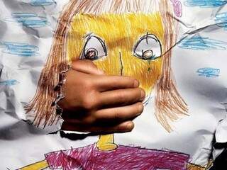 Imagem de campanha sobre abuso infantil. (Foto: Instituto de Tecnologia e Sociedade do Rio)