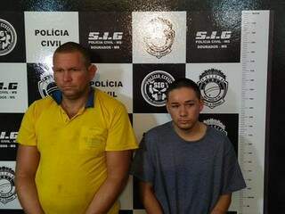 Rener Pimentel (à direita) e Adriano Plácido, que dava apoio aos assaltantes (Foto: Divulgação)