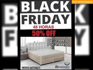 1&ordm; Black Friday de colch&atilde;o magn&eacute;tico d&aacute; 50% de desconto e parcela em 10X