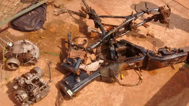 Jovem usava mata de parque como ponto para desmanche de motos