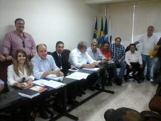 Mochi anunciou que partido quer concorrer nos 79 municípios, as lideranças começam a articular os nomes (Foto: Leonardo Rocha)