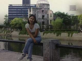 Adriana foi para o Japão quando tinha 17 anos (Foto: arquivo pessoal)