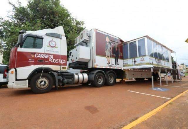 Carreta da Justi&ccedil;a faz atendimentos a partir de hoje em Santa Rita do Pardo 