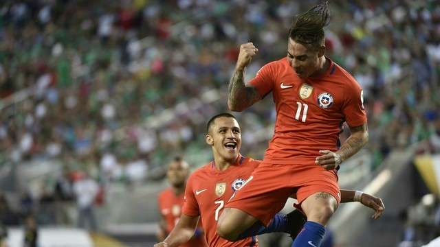 Chile elimina o M&eacute;xico por  7 a 0 e se classifica para semifinal da Copa Am&eacute;rica