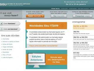 No primeiro dia de inscri&ccedil;&otilde;es, site do Sisu apresenta lentid&atilde;o