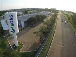 Sede da MSGás, em Campo Grande; empresa espera ter lucro recorde neste ano. (Foto: Divulgação)